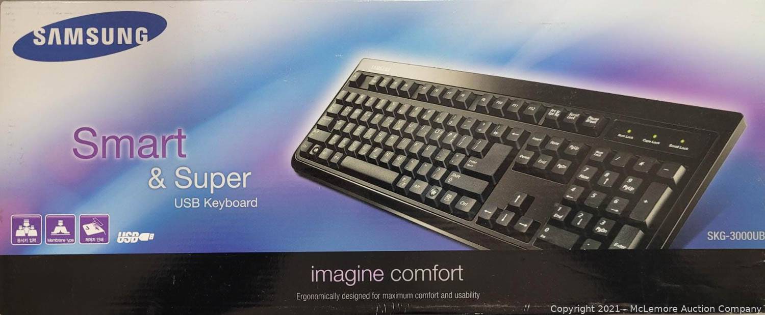 Korean-English SAMSUNG USB Keyboard SKG-3000UB Gaming PC Desktop Laptops Iu 