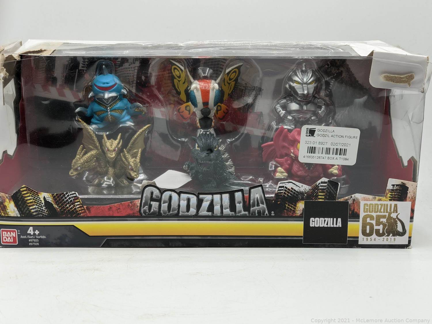 Bandai Godzilla 65th Anniversary CHIBI Figures Pack of 6 for sale online 