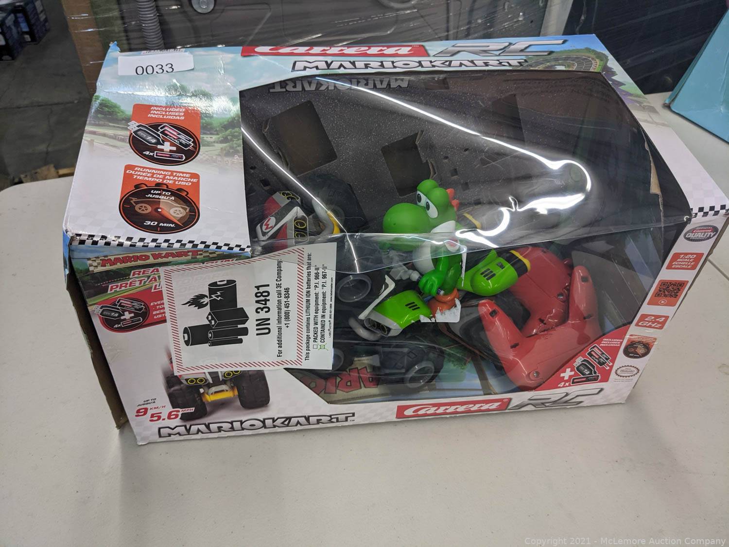 McLemore Auction Company - Auction: Toys and Last Minute Gifts for the  Holidays from the Large Warehouse Wholesale Club You Know and Love! ITEM: Carrera  RC Mario Kart Quad Twin Pack -