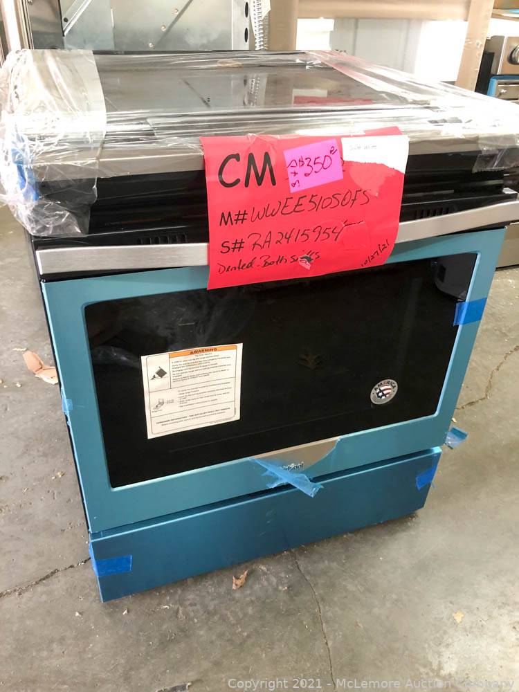 McLemore Auction Company Auction Refrigerator/Freezer, Ovens, Ranges