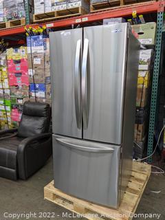 LG - 21.6 Cu. Ft. French Door Refrigerator - Stainless steel - mfg # LFC22770ST - New Store Display, one side has slight handling marks - See pix - $1999 at Best Buy - SEE LINK (New)