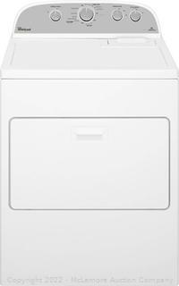 Whirlpool - 7.0 Cu. Ft. 13-Cycle Electric Dryer with Steam - White - Mfg # WED49STBW - NEW Store Display - see pix for light handling marks -- $578 at Home Depot (New)
