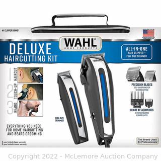 Wahl Deluxe Haircut Clippers with Trimmer and Storage Case (New - Open Box)