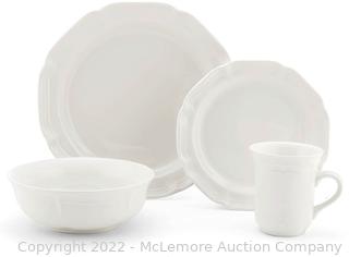 Mikasa French Countryside 16-Piece Dinnerware Set. Service for 4