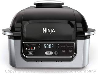 <br>Ninja AG301 Foodi 5-in-1 Indoor Grill with Air Fry. Roast. Bake & Dehydrate. Black/Silver