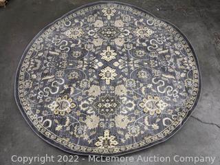 Hudson Oriental Gray Area Rug by Charlton Home - Round 7'10" - $229 on Wayfair - See Link! -  (New)