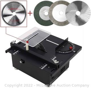  Huanyu Mini Table Saw Thickness 40MM Desktop Speed Adjustable
