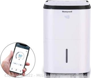 Honeywell Basement & Large Room Up to 4000 Sq. Ft. TP70AWKN Smart Wi-Fi Energy Star Dehumidifier. 70 Pint. White