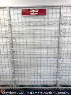 Wall-Mounted Metal Wire Rack with Shelves