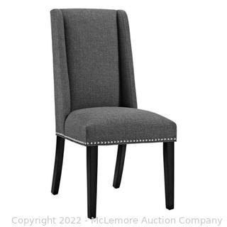 Modway Baron Upholstered Dining Side Chair. Grey