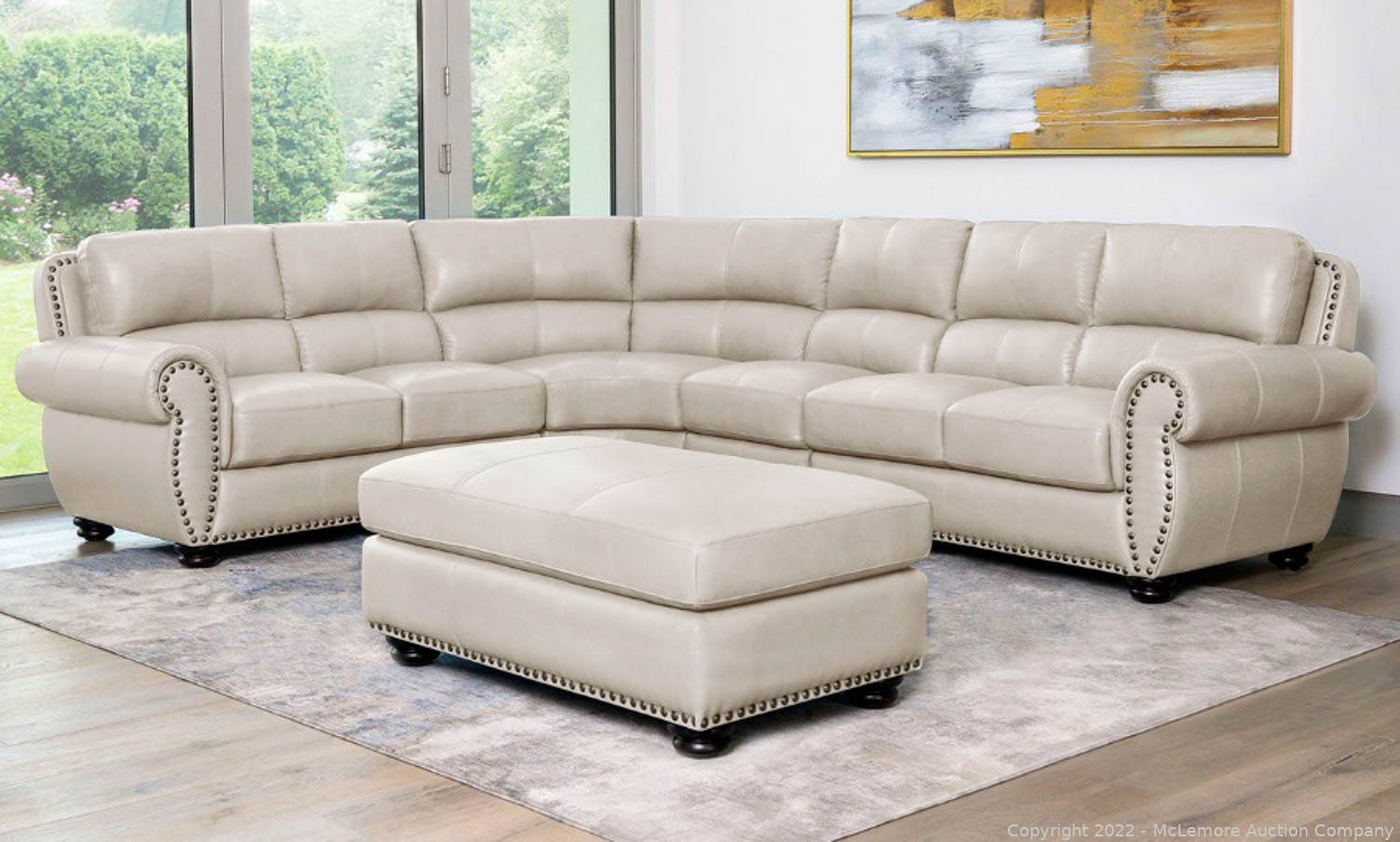 McLemore Auction Company Auction High End Reclining and Traditional