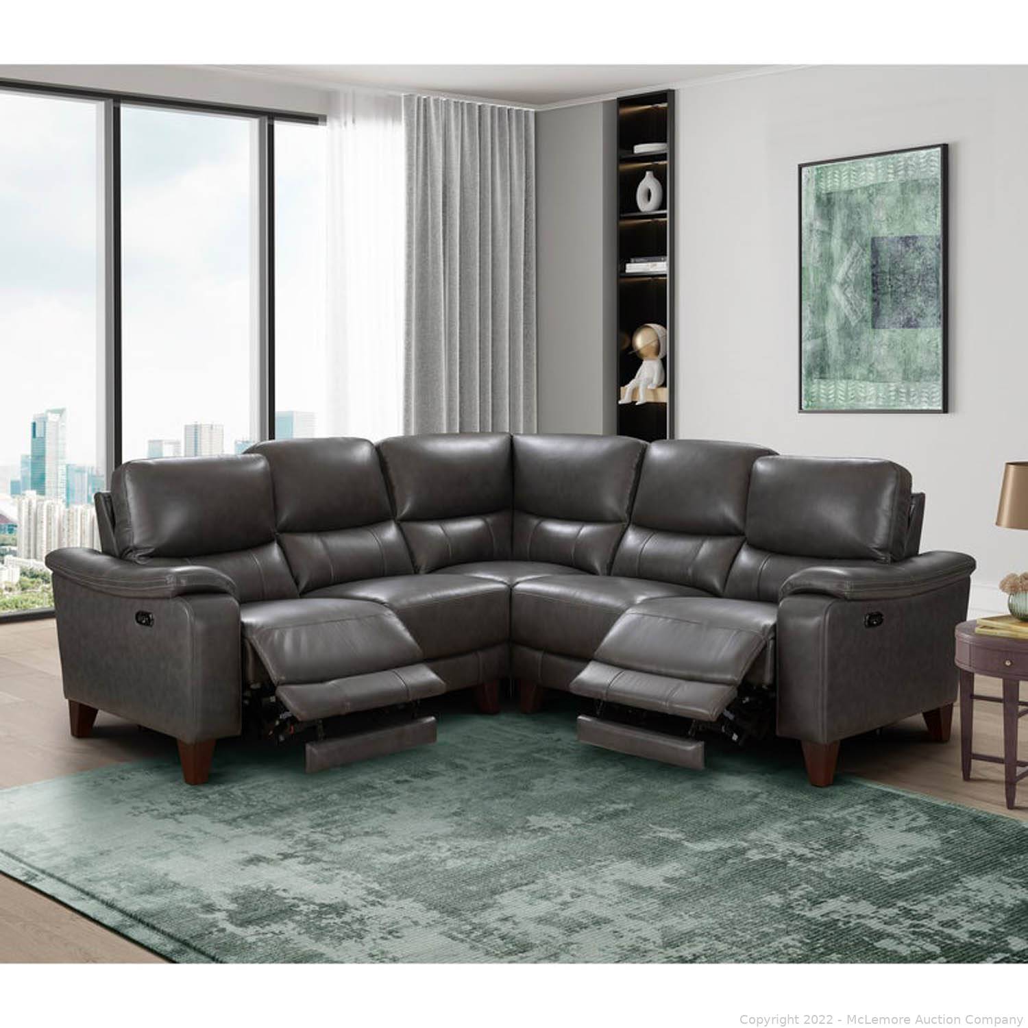 McLemore Auction Company Auction High End Reclining and Traditional