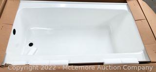 A2 Bath 6030CTMR-AW-M Composite Right Hand Bathtub 31.25" x 60" x 18"