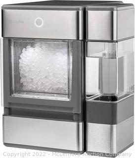 GE Profile Opal | Countertop Nugget Ice Maker with Side Tank | Portable Ice Machine with Bluetooth Connectivity | Smart Home Kitchen Essentials | Stainless Steel Finish | Up to 24 lbs. of Ice Per Day
