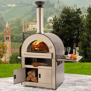 Forno Venetzia Pronto 510 Outdoor Professional Wood Burning Pizza Oven - Designed & Engineered in Italy - THE ULTIMATE outdoor addition to your dining - Convection, Radiant, Condution cooking - NEW -$3,199 - SEE LINK (New - Open Box)