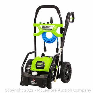Greenworks 2000 PSI Electric Pressure Washer - 2000 PSI and 1.2 GPM, 25ft tangle free hose - NEW - $199 - SEE LINK (New)
