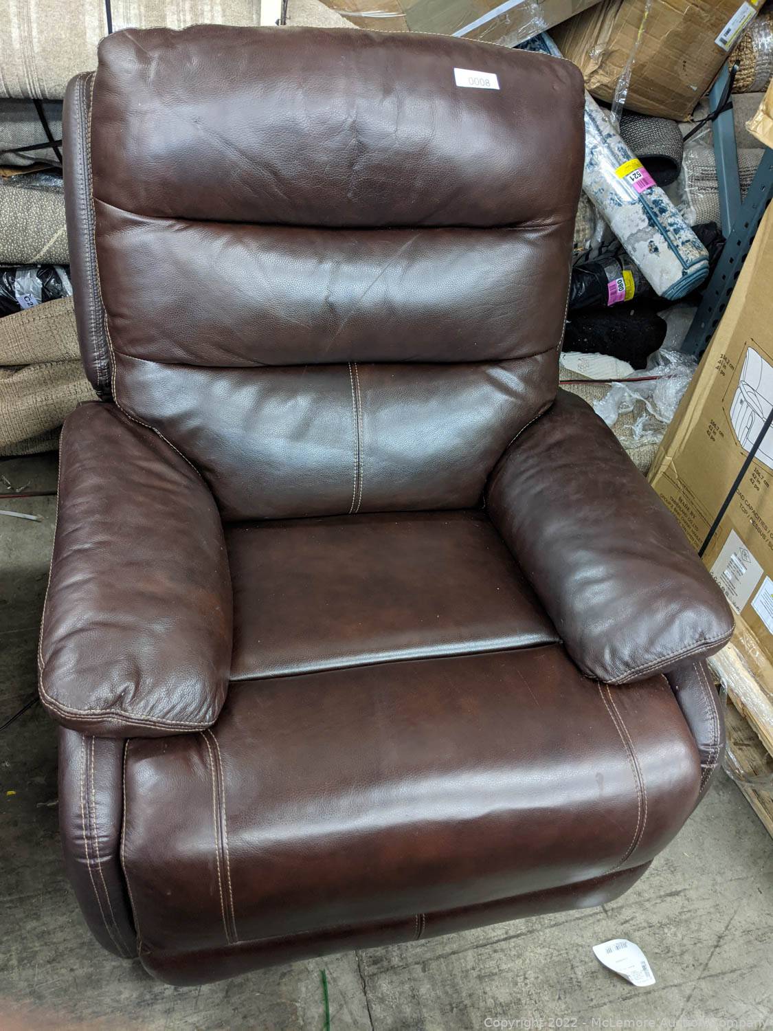 McLemore Auction Company Auction Sectional Sofas, Power Reclining