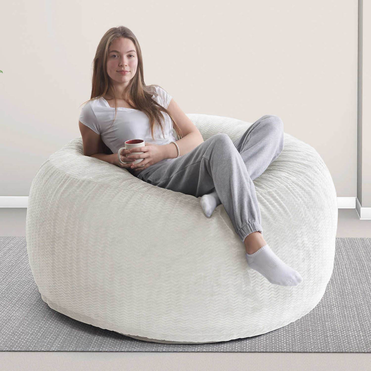 zig zag foam lounger