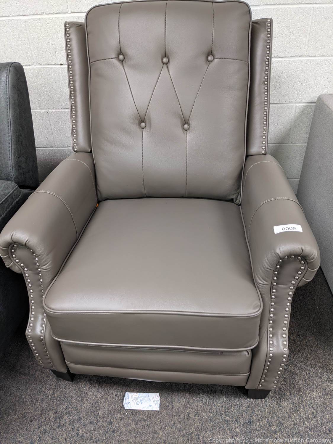 McLemore Auction Company Auction Leather Power Reclining Sofas and Chairs, Fabric Sectionals
