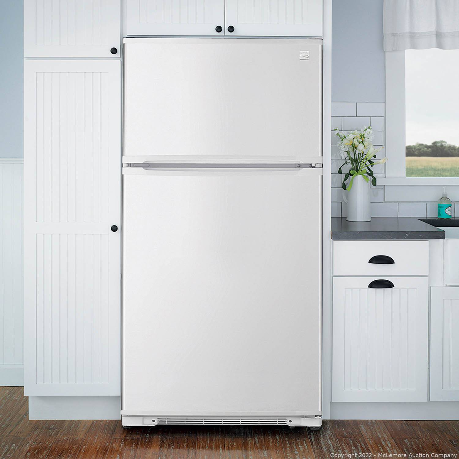 McLemore Auction Company Auction Refrigerators, Premium Leather