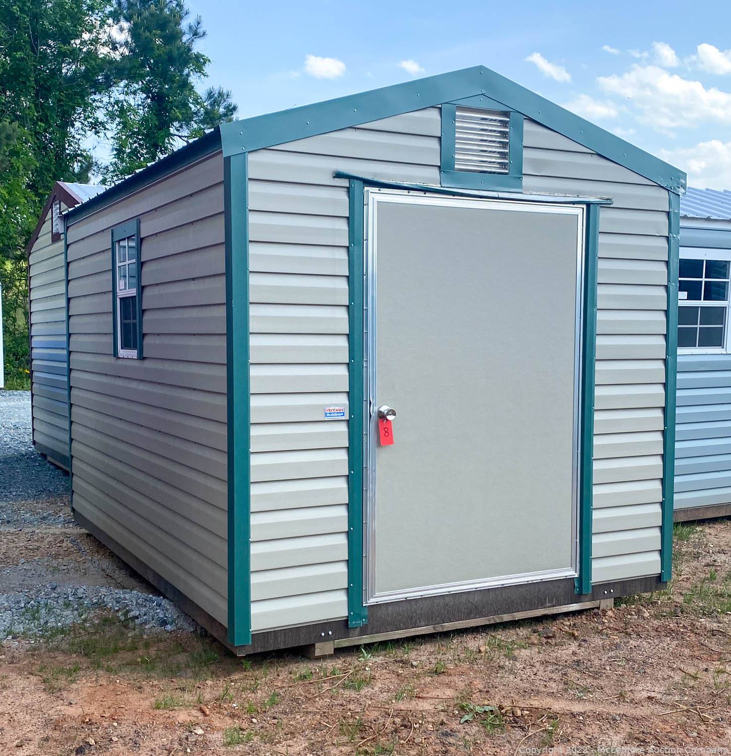 McLemore Auction Company - Auction: 35 Portable Storage Sheds Near