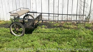 Single Driving Cart for Miniature Horse, Pony or Donkey