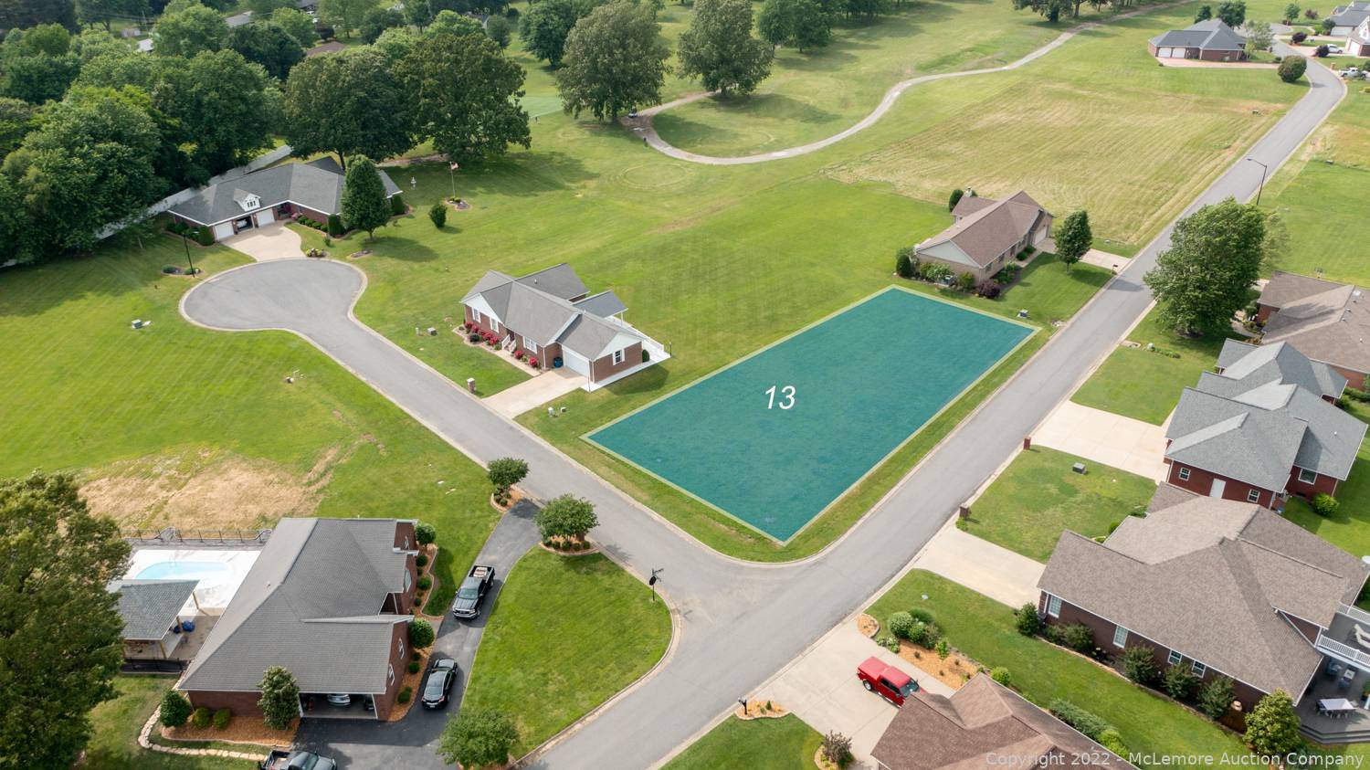 McLemore Auction Company Auction 25 Finished Building Lots and 3