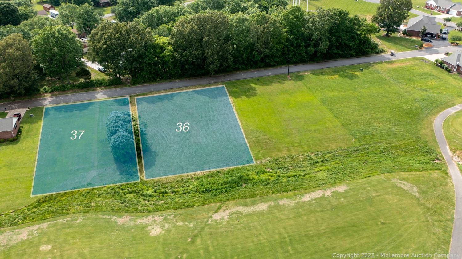 McLemore Auction Company Auction 25 Finished Building Lots and 3