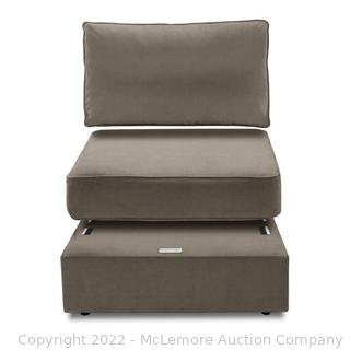 Taupe Combed Chenille Seat Cover (1 SEAT COVER SET INCLUDES 1 BASE COVER, 1 SEAT COVER & 1 PILLOW COVER)$240.00 MSRP