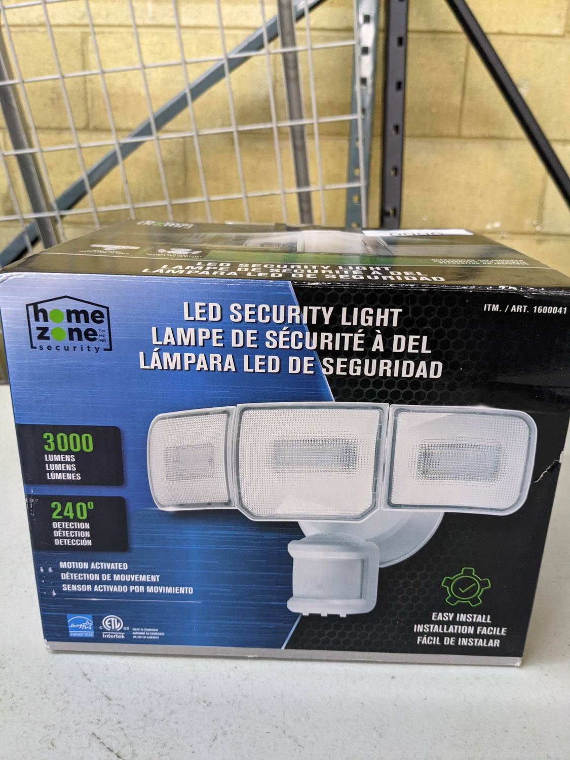 Home Zone LED Motion Activated Security Light 3000 Lumens 240° Motion Detection 
