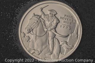 Paul Revere's Ride Silver Proof