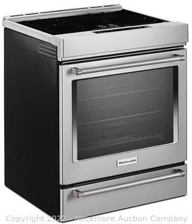 KitchenAid KSIB900ESS 7.1 cu. ft. 4-Element Induction Slide-In Convection Range - Stainless MSRP$ 3140  APPEARS NEW IN BOX