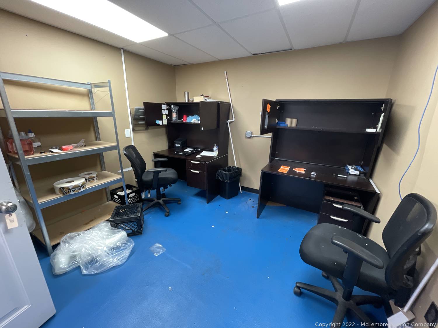 McLemore Auction Company Auction Warehouse Pallet Racking, Marathon