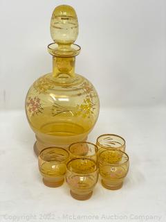 Sake Set with Five Glasses