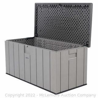 Lifetime Outdoor Storage Deck Box – 150-gallon Storage Capacity, Weather Resistant, Control Spring-hinge Lid - $229 - SEE LINK (New)