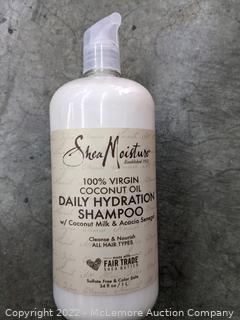 Shea Moisture Daily Hydration Shampoo 100% Virgin Coconut Oil 34 oz,  (New)