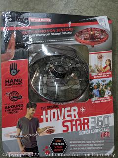 Hover Star Motion Controlled UFO - BLACK (New - Open Box)