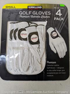 Kirkland Signature Leather Golf Glove 4-pack- Right Handed - Small (New - Open Box)