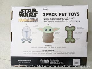 Star Wars The Mandalorian 3 Pack Pet Toys (New)