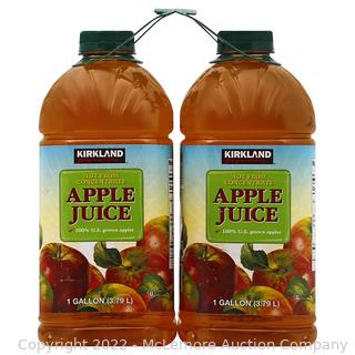 Kirkland Signature Apple Juice, 128 fl oz, 2-pack (New)