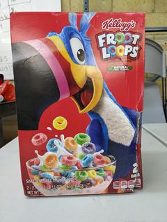 Kellogg’s Froot Loops Cereal, 2 box, 27oz (New)