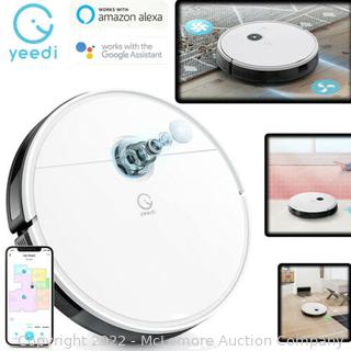 yeedi Vac max Robot vacuum cleaner and mop, 3000 Pa suction power, carpet detection, visual mapping and navigation, editable home map, virtual limit, 200 minute runtime, autovacy station compatible
