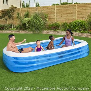 H2OGO! Rectangular 10' Inflatable Family Pool (New)