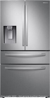 New Factory Sealed - Samsung - (mfg # RF28R7201SR) -  Smart 28 cu. ft. 4-Door French Door Refrigerator with FlexZone Drawer - Stainless steel - $2879 at Best Buy - SEE LINK (New)