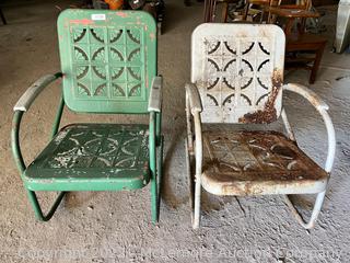 Pair of Mid Century Lawn Chairs, Rockers