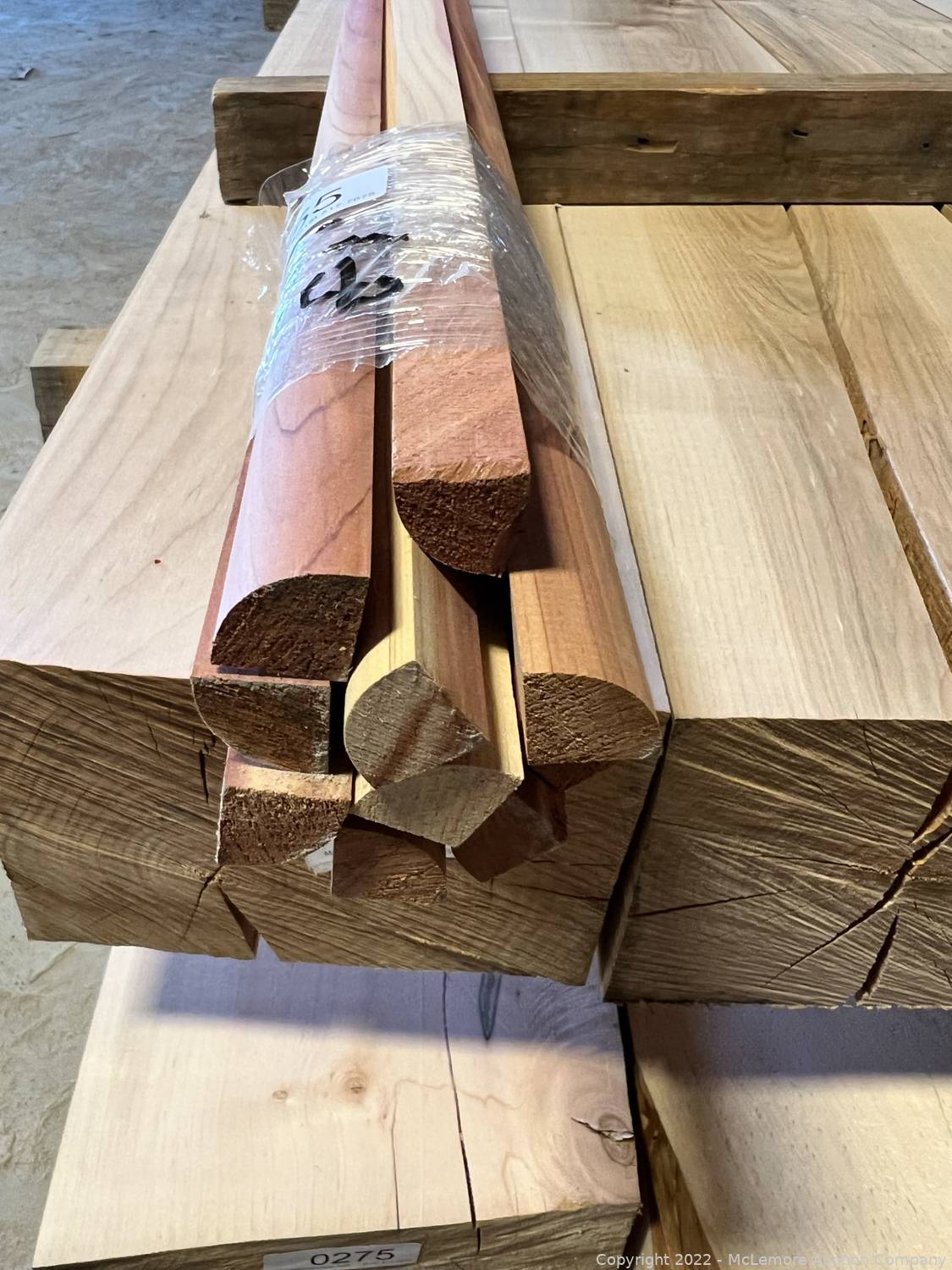 McLemore Auction Company Auction Surplus Lumber, Finished Mouldings