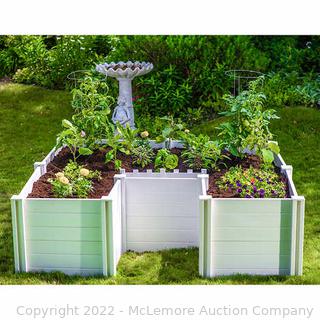 NEW - Vita Keyhole 6' x 6' Composting Garden Bed - Composter and Garden Bed in One - 72" W x 72" D x 22" H - Built in Composter - 68.4cu ft Capacity - NEW - $249 - SEE LINK (New)