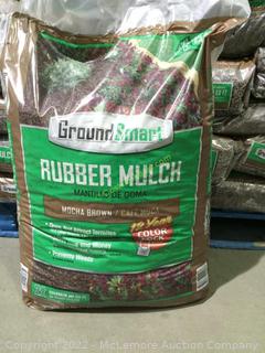 GroundSmart Rubber Mulch - Mocha Brown - For landscaping / moisture control / Weed Supression - Eliminate annual mulching - 1.5 Cubic Feet (New)