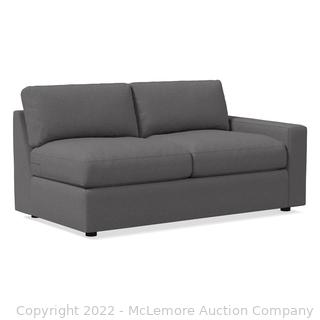 West Elm Urban Right Arm Sleeper Sofa Msrp $2399.99 new  perfect  
