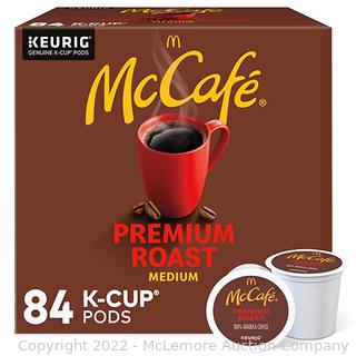 McCafe Coffee McCaf Premium Medium Roast K-Cup Packs - 84 Count 08/03/22